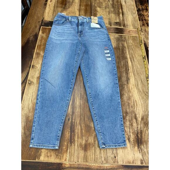 Levi's Women's Blue SilverTab™ High Waisted Mom Jeans Size 28X27 - Picture 1 of 6